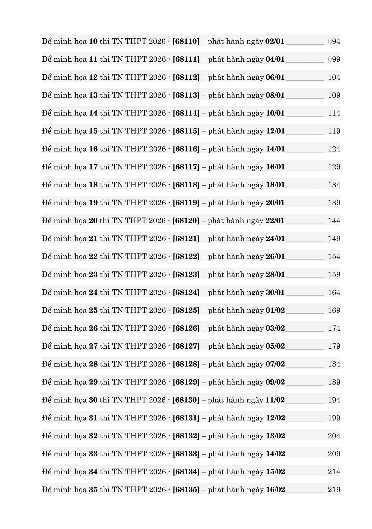 Sách - 60 Đề Minh Họa Tốt Nghiệp THPT 2026 - Môn Toán