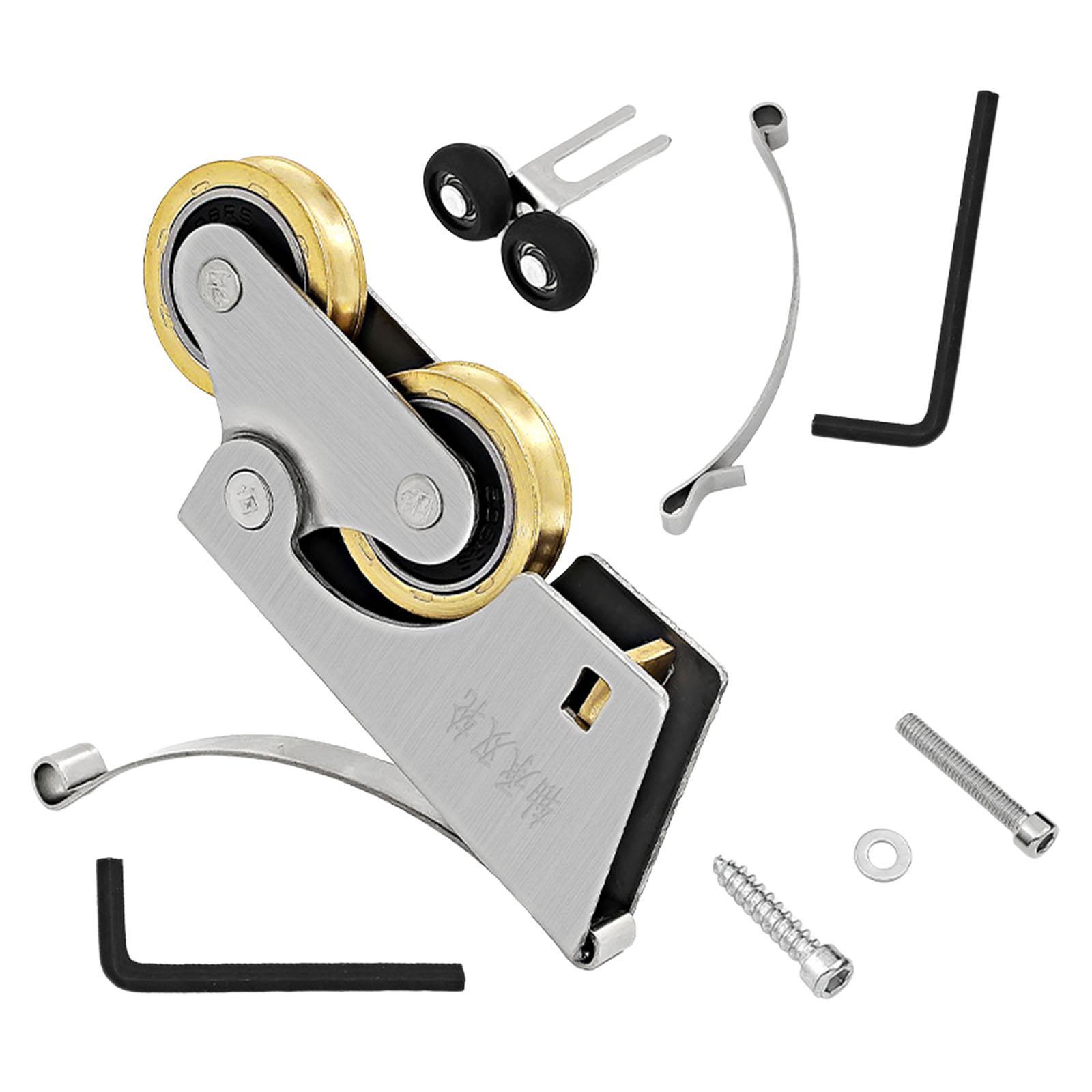 Sliding Door Window Pulley Double Wheel Smooth Double Wheel Pulley for Closet Cabinet