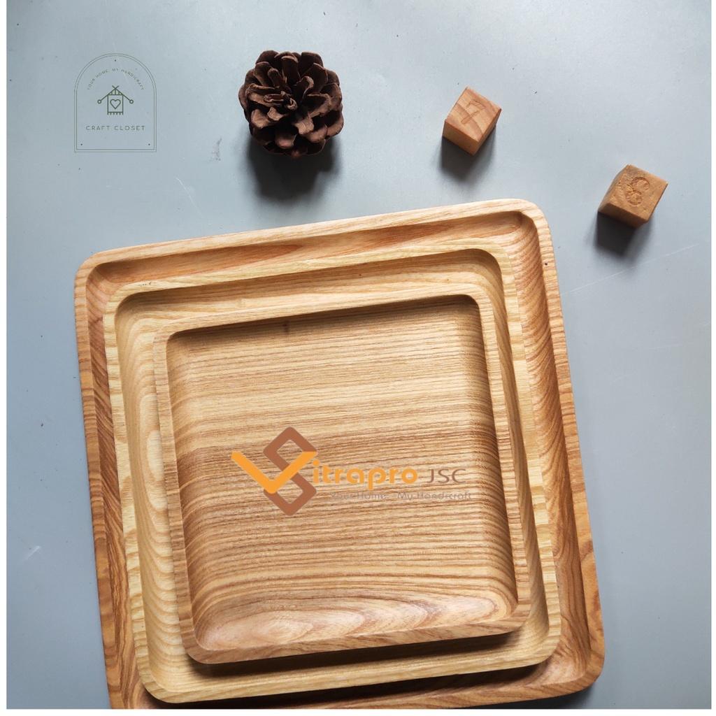 Set Khay Gỗ Tần Bì Decor, Đựng Hoa Quả, Trà Bánh Siêu Xinh