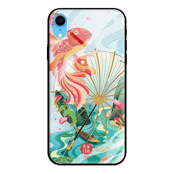 Ốp kính cường lực cho iPhone XR Cá Chép Đỏ - Hàng chính hãng