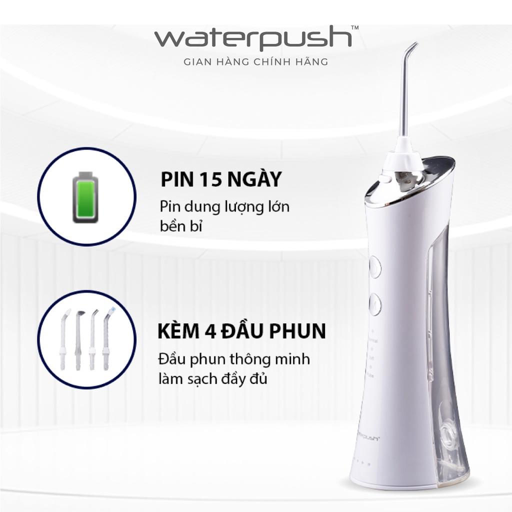 Máy tăm nước cao cấp WaterPush 2203 - Áp lực mạnh - Bảo hành Online 1 đổi 1 trong 12 tháng