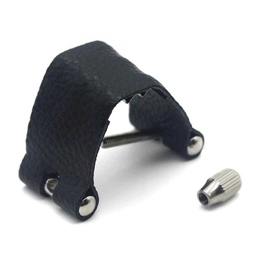 2 Pieces Soprano Tenor Saxophone Mouthpiece Ligature Sax Accs