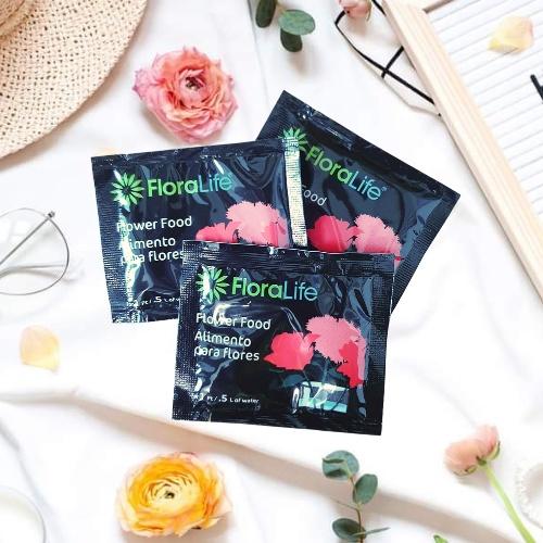 Gói dưỡng hoa tươi lâu Floralife - Nhập khẩu từ Mỹ - Giữ hoa lâu trong lọ hoa bình hoa