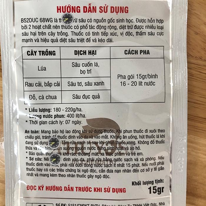 Diệt sâu ăn lá cho cây hoa mai vàng, hoa hồng, cây sứ và các loại hoa cây cảnh khác Sói.xám 15g