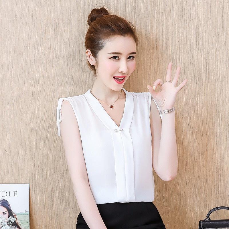 Áo sát nách, áo sát nách cổ V, chất liệu lụa thái mềm mịn, thoáng mát, kiểu dáng trẻ trung năng động