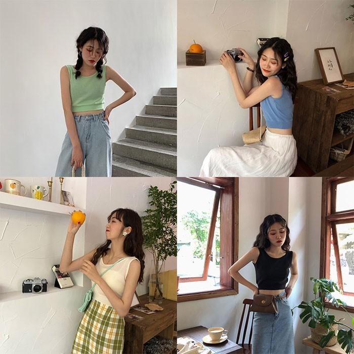 Áo Ba Lỗ Croptop Nữ Thời Trang