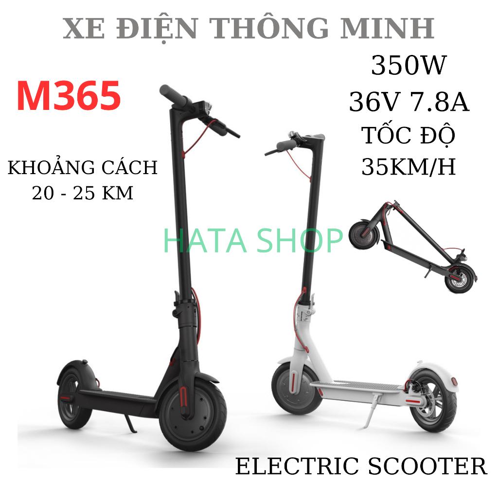 Xe Điện Thông Minh M365 Electric Scooter Gấp Gọn Tốc Độ 30km/h Có Bluetooth Khoảng Cách 30km Pin Sạc 36V7.8A Cao Cấp