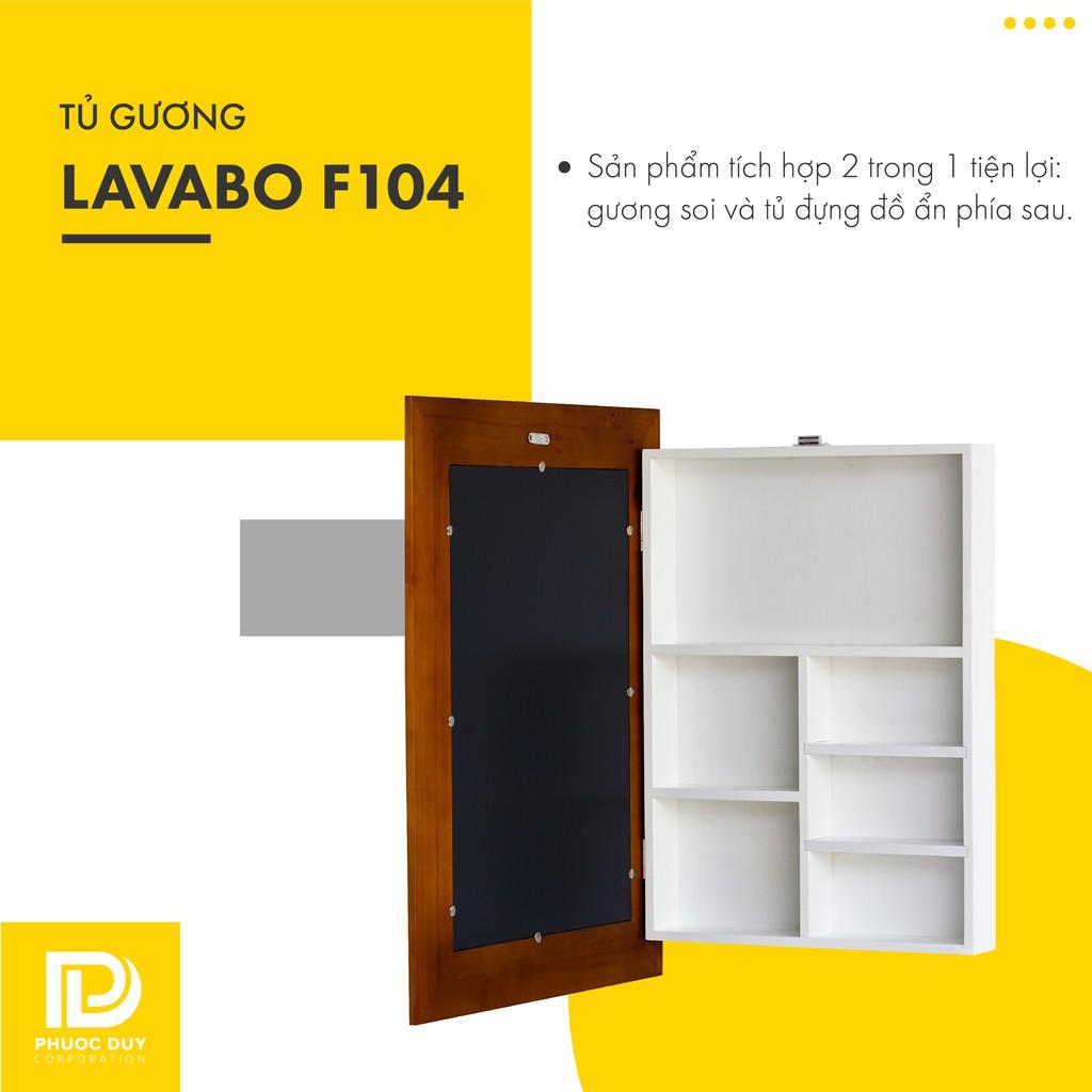 Tủ gương phòng tắm treo tường đa năng - Tủ gương Lavabo F104