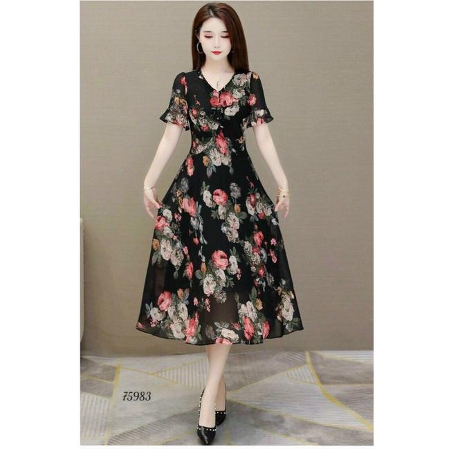ĐẦM VOAN HOA 2 LỚP THỜI TRANG NỮ SIÊU XINH XẮN - PHONG CÁCH QUÝ TỘC SANG CHẢNH CHO CÁC NÀNG