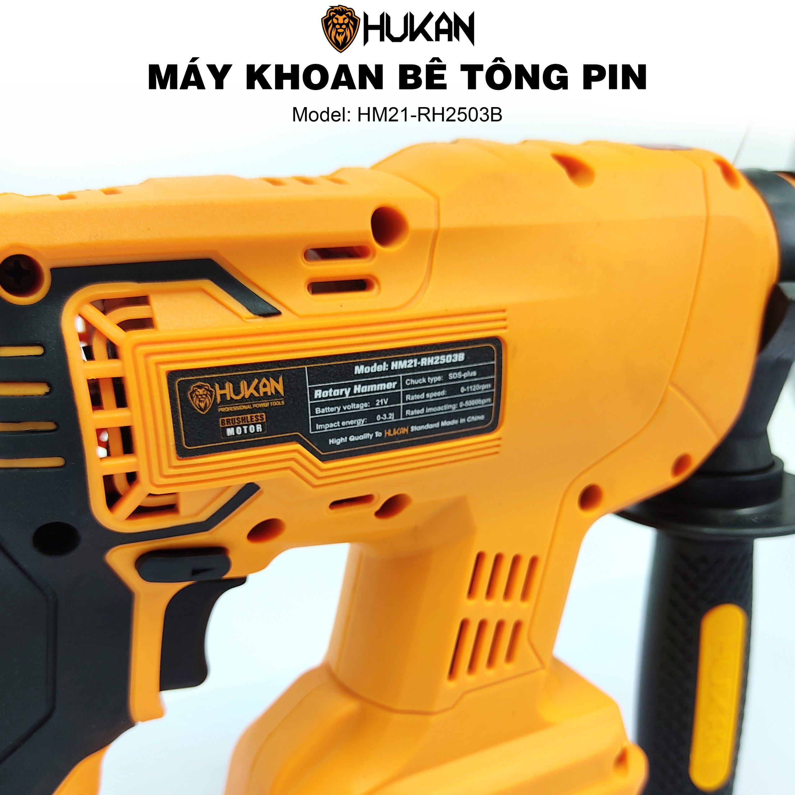 Thân máy khoan bê tông dùng pin Hukan HM21-RH2503B – TYMMAYPIN