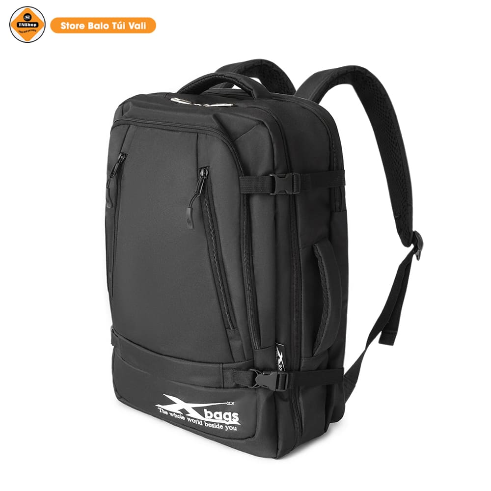 Balo du lịch cao cấp chống nước, balo laptop 17 inch nhiều ngăn Xbags Leader – Balo du lịch thời trang hiện đại, sang trọng, tiện dụng, mở rộng 180 độ, đệm lưng thoáng khí!