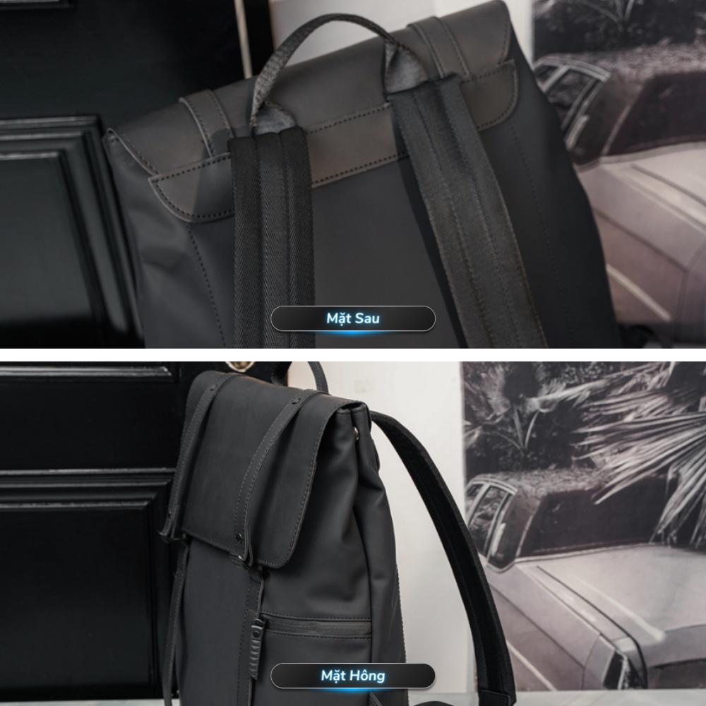 Balo Thời Trang Nam Nữ,Balo Ulzzang,Vải Oxford phối da chống nước cao cấp,Đựng Laptop 15.6 inh -
