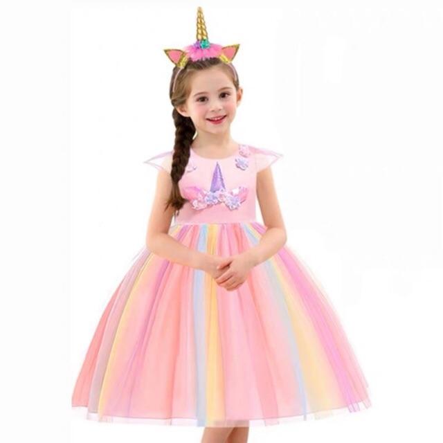 Hình ảnh  Đầm pony - Đầm công chúa nhiều màu cho bé gái