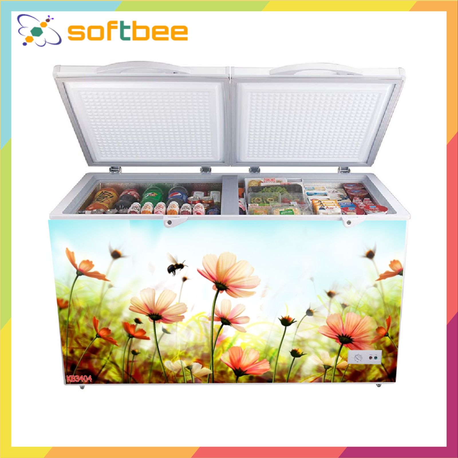 Miếng dán tủ đông ngang, chất liệu decal chống nước, có sẵn keo mặt sau, độ bám dính tốt, kích thước 0.9m x 1.5m / miếng