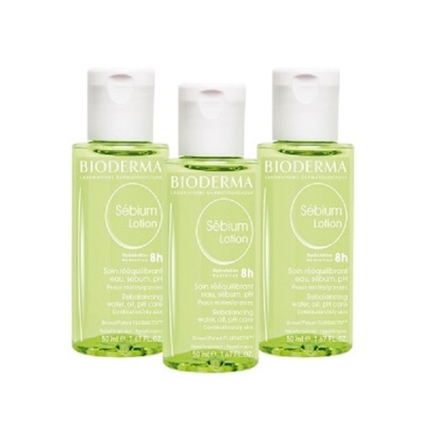 Nước hoa hồng dành cho da dầu, mụn Bioderma Sebium Lotion 50ml
