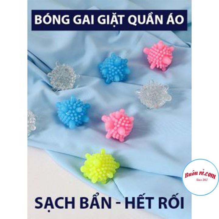 Combo 4 bóng giặt gai mini sinh học diệt khuẩn tốt 00230