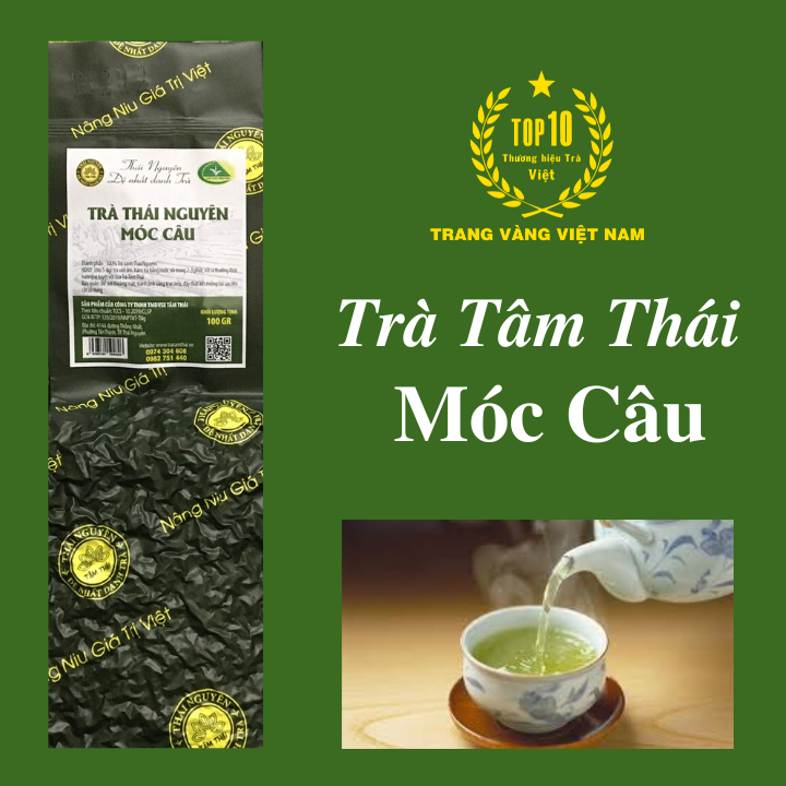 Đặc Sản Thái Nguyên - Trà Móc Câu Thái Nguyên 100G Trà Xanh Tâm Thái Trà Móc Câu Tân Cương Đặc Biệt Chè Thái Nguyên 100G