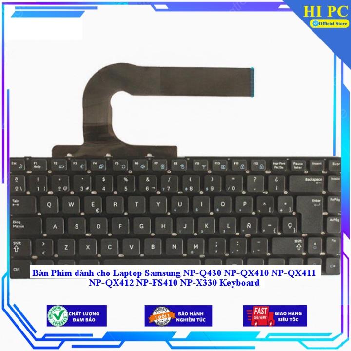 Bàn Phím dành cho Laptop Samsung NP-Q430 NP-QX410 NP-QX411 NP-QX412 NP-FS410 NP-X330 Keyboard - Hàng Nhập Khẩu