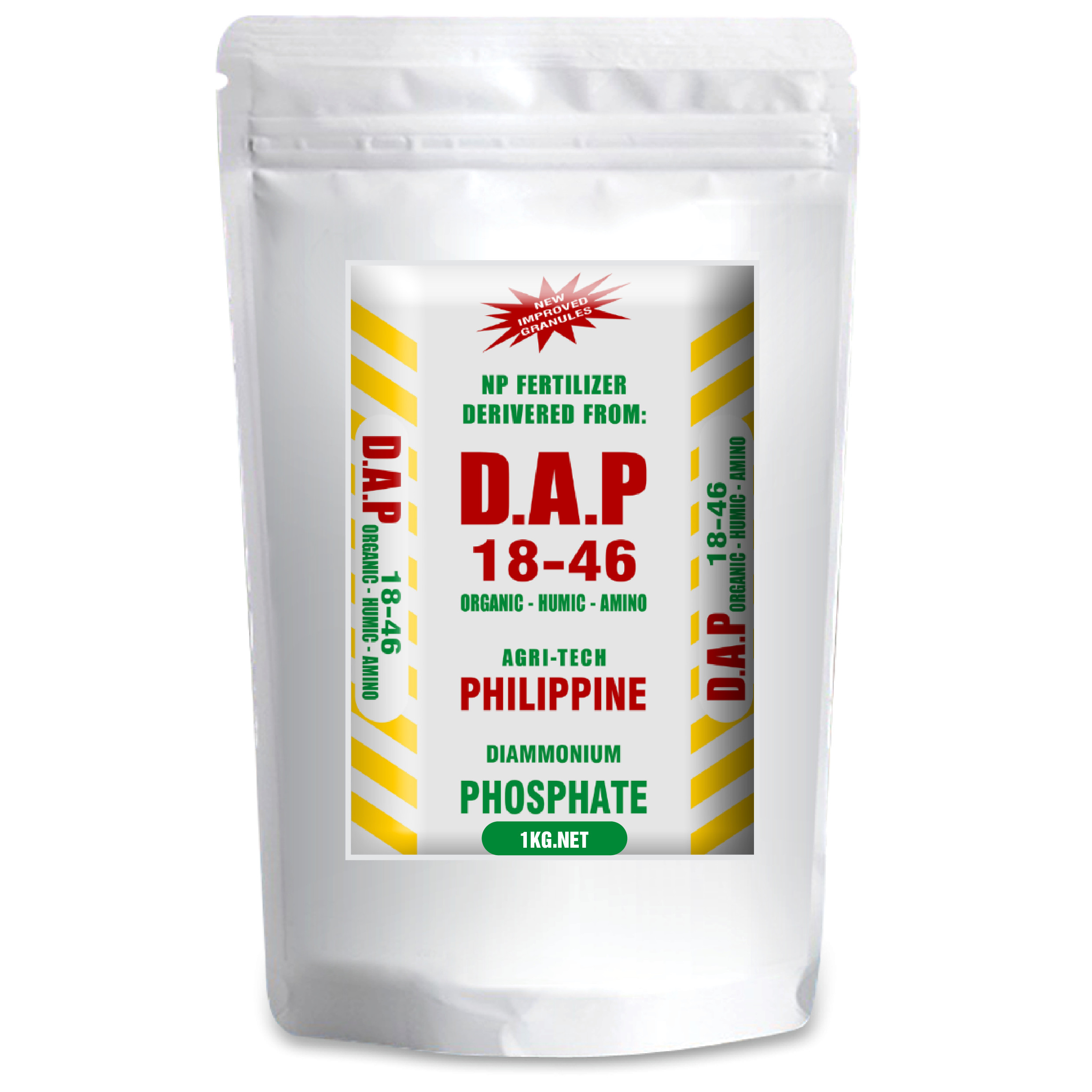 Phân bón nhập khẩu : DAP organic-humic-amino 18-46 philippine