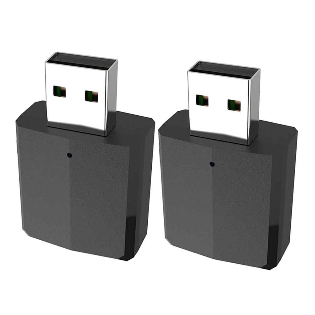 2x Bluetooth 5.0 USB Bluetooth Adapter Audio