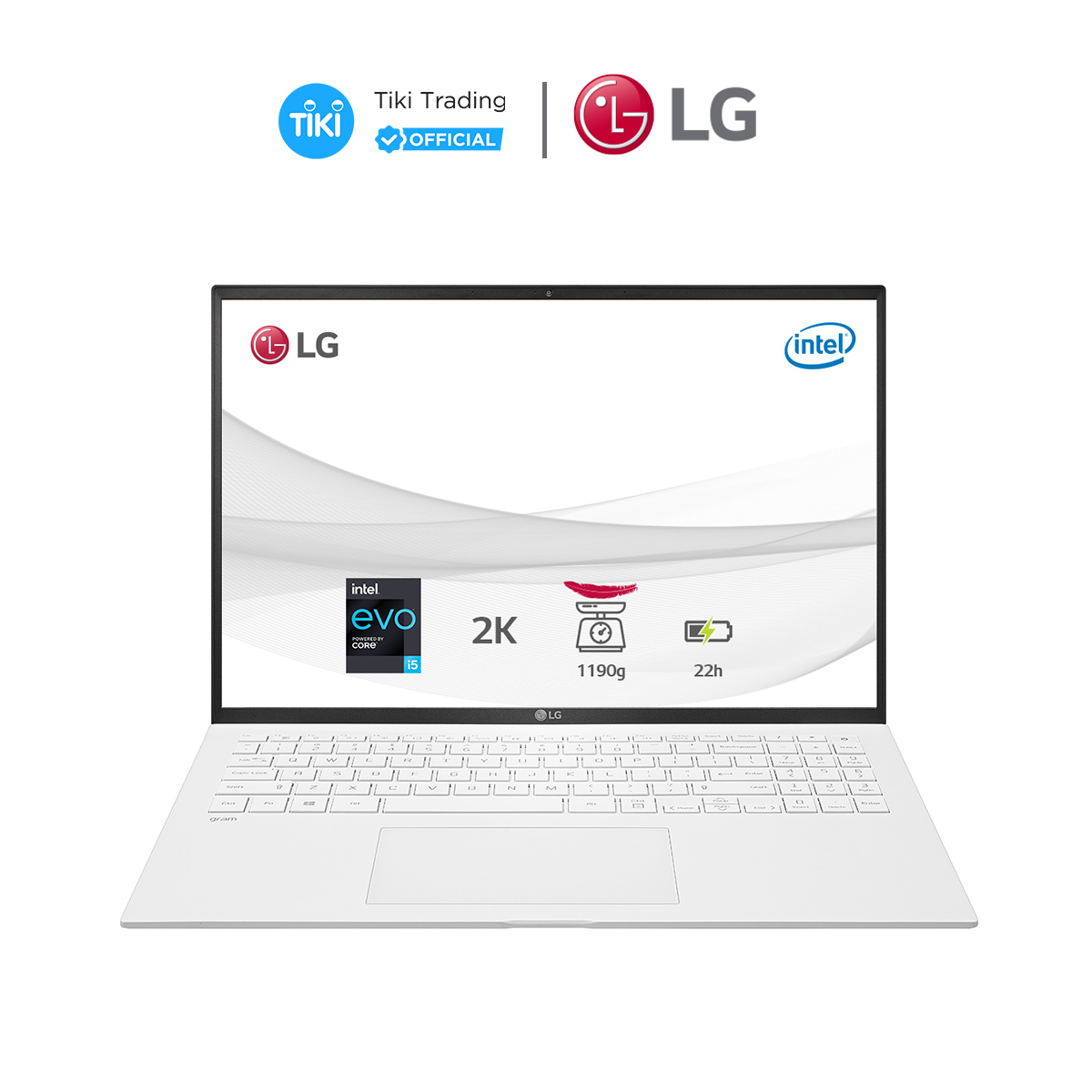 Laptop LG Gram 2021 16ZD90P-G.AX54A5 (Core i7-1165G7/ 8GB LPDDR4X/ 512GB SSD NVMe/ 16 WQXGA IPS/ NonOS) - Hàng Chính Hãng