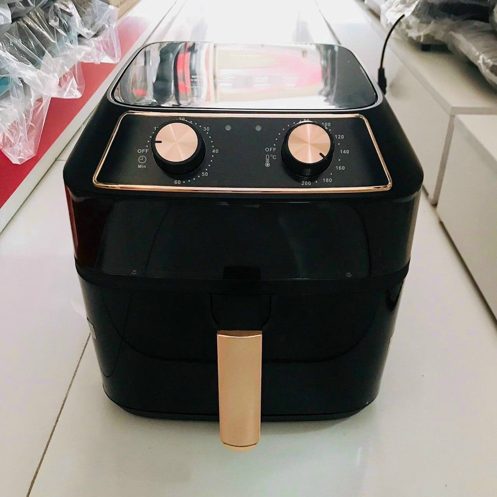 Nồi chiên không dầu NINE ShieId Dung tích 10 lít cửa kính tự động