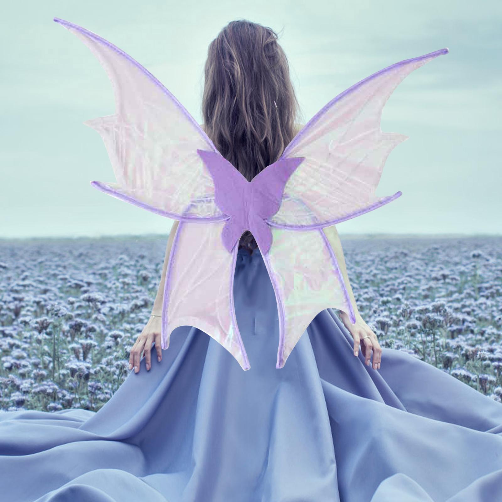 Fairy Wing Costume Wing Cosplay Photography Prop Dress up Adult Princess Kids Butterfly Wing Elf Wing for Masquerade Party Festival Birthday