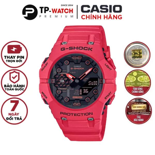 Đồng Hồ Nam Casio G-Shock GA-B001-4A Bluetooth Chính Hãng - Lõi Carbon - GA-B001-4ADR