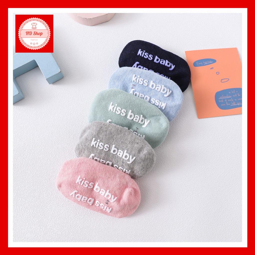 Tất hình thú cho bé, vớ cho bé sơ sinh chống trượt hình thú xinh xắn chất liệu cotton 100%