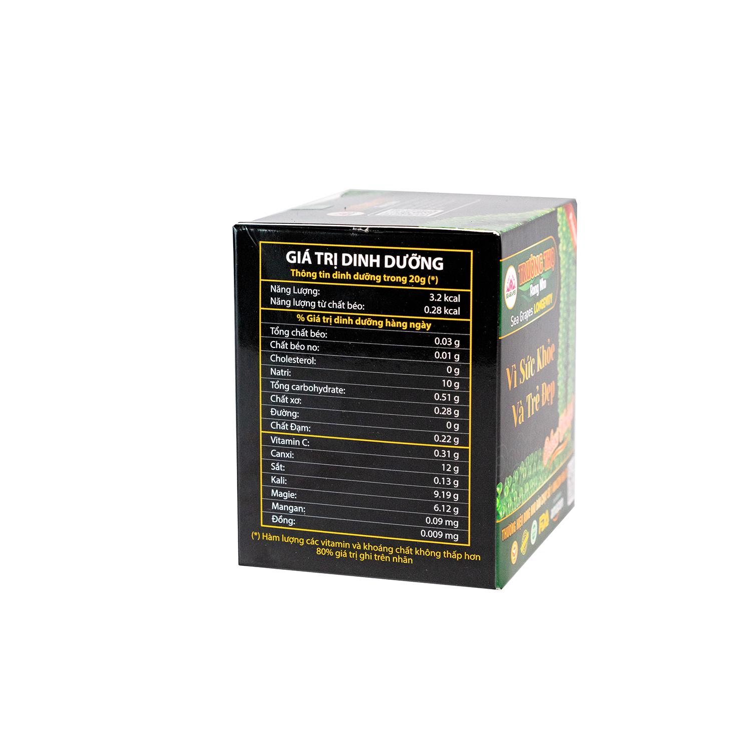 Rong Nho Trường Thọ - Số 1 Amazon Hoa Kỳ - Hộp 40g