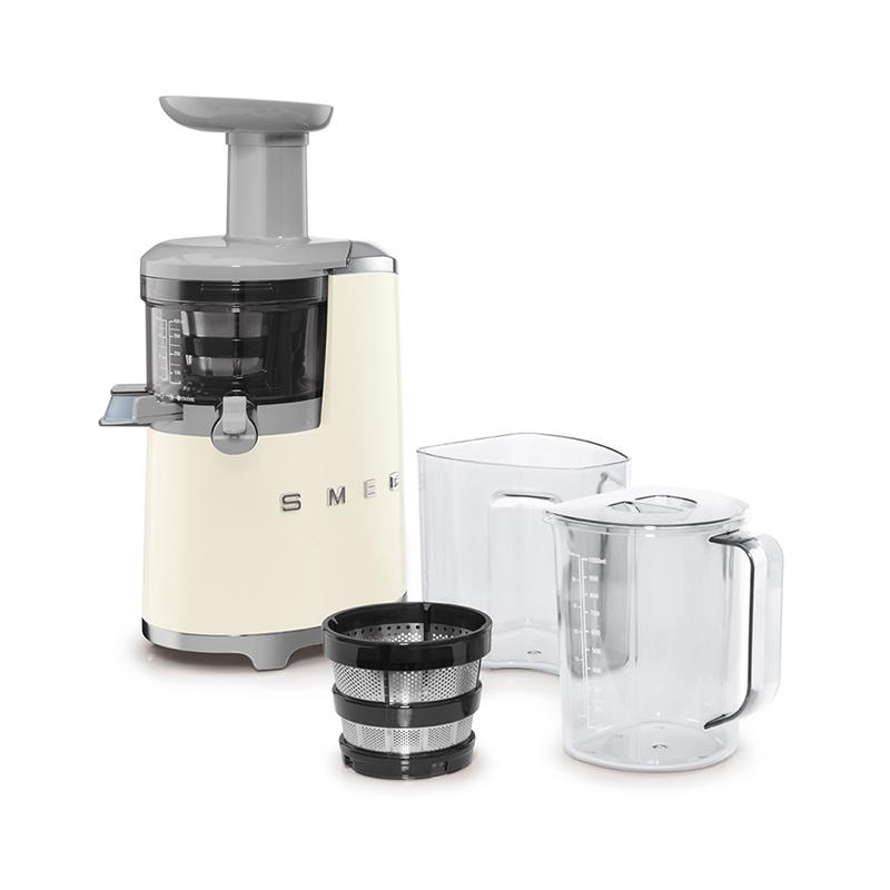 Máy Ép Chậm Smeg, Máy Ép Trái Cây Chậm Công Suất 150W, 2 Lưới Lọc, Nhập Đức, Slow Juicer Smeg Nhiều Màu, BH 12 Tháng