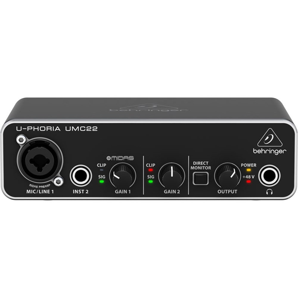 Soundcard Behringer U-PHORIA UMC22 - Hàng chính hãng