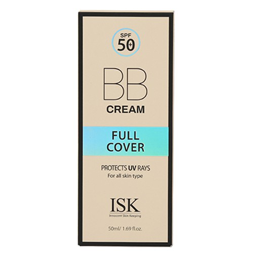 Kem nền siêu mịn ISK FULL COVER BB CREAM SPF 50+/PA+++ Hàn quốc 45ml/ Hộp
