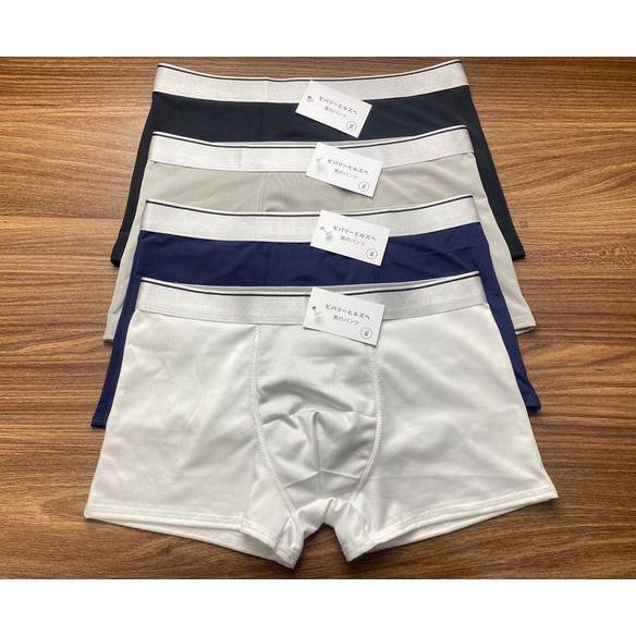 Quần Sịp Nam cạp lụa mềm mại. Boxer Thun Lạnh Cao Cấp, có size lớn đến 100kg. Quần Sịp Nam mẫu mới