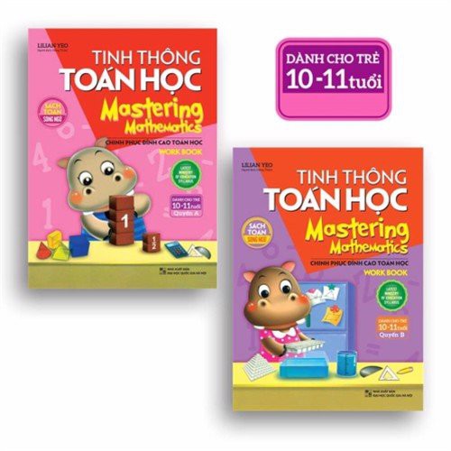 Sách- Combo Mastering Mathematics Tinh Thông Toán Học Dành Cho Trẻ 10 - 11 Tuổi Quyển A + B