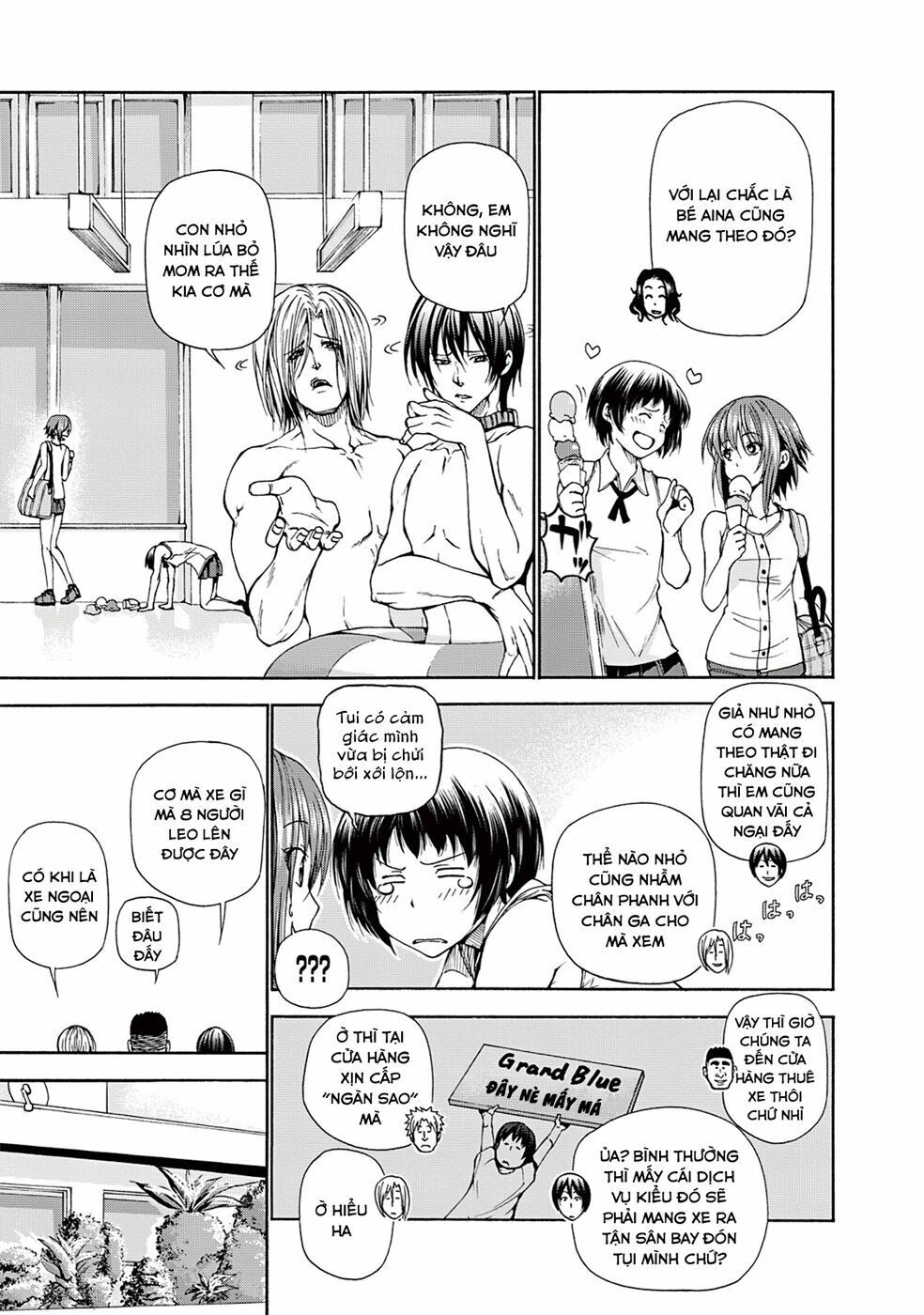 cô gái thích lặn - grand blue chapter 16 4