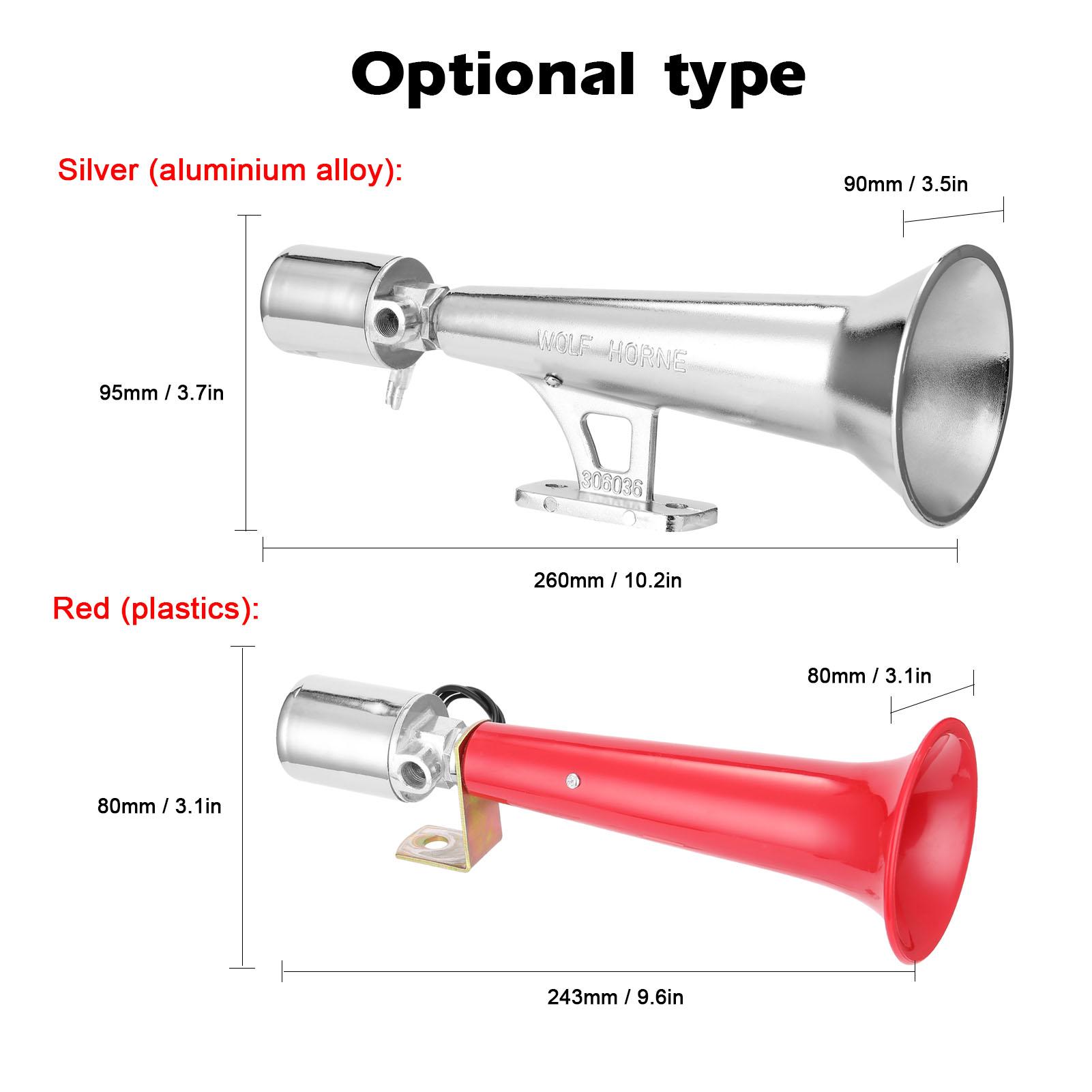 Automobile Air Horn Car Horn 12.0V 24V Universal Loud Sound Waterproof Horn Refitting Horn Air Horn 180DB Whisting Horn