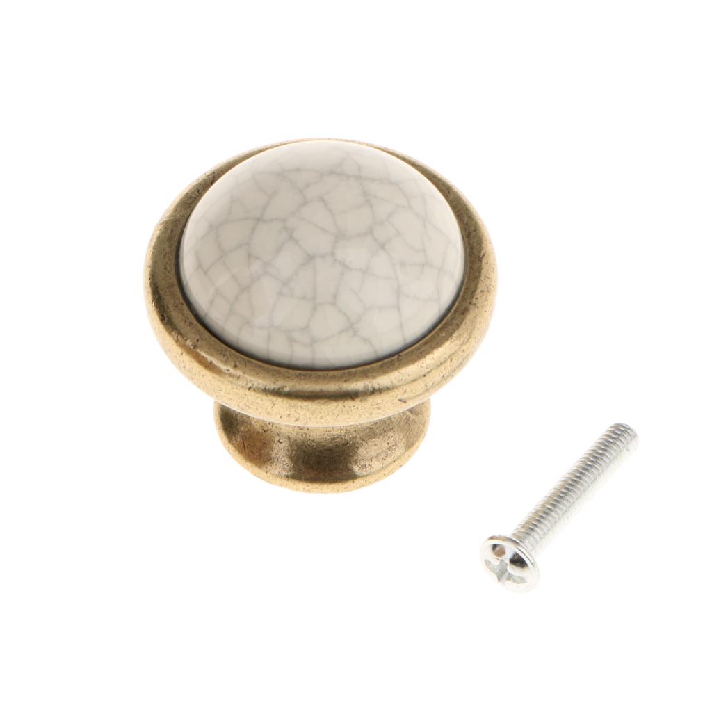 Vintage Pull Knobs Cabinet Cupboard Drawers Handle