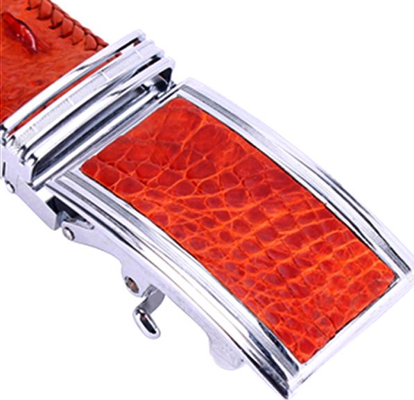 Thắt Lưng Nam Da Cá Sấu Đan Viền Bản Lớn Gai Huy Hoàng HT4704