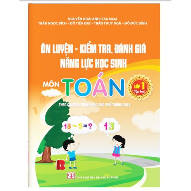 Sách - Combo Ôn luyện - kiểm tra đánh giá năng lực học sinh môn toán lớp 1