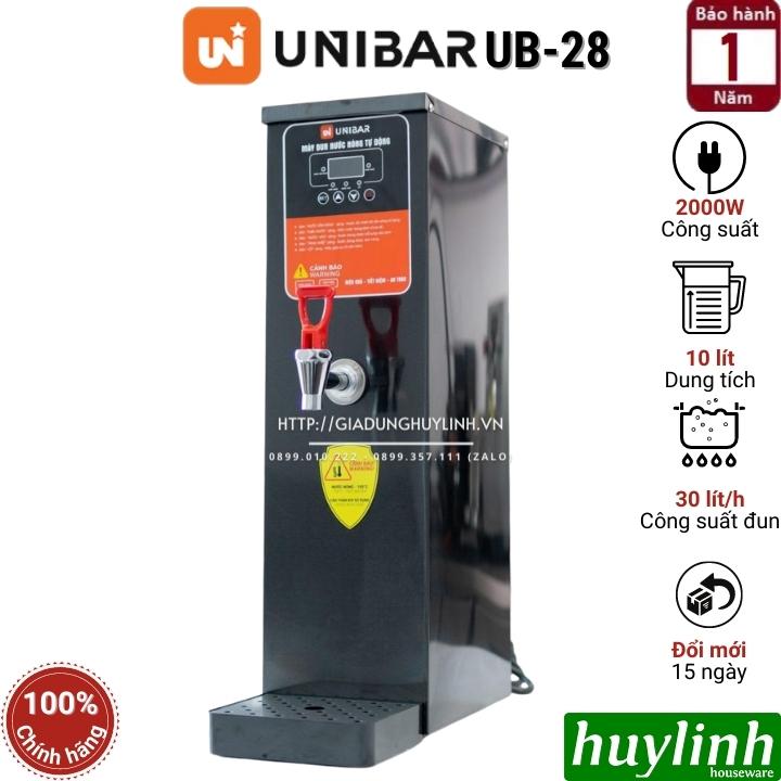 Máy đun nước nóng tự động Unibar UB-28 - 10 lít - Công suất 30 lít/h - Hàng chính hãng