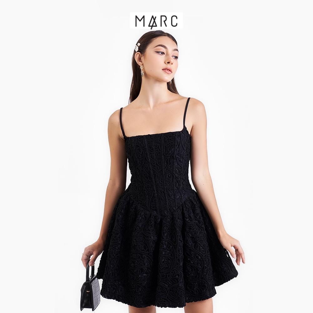 Đầm ren 2 dây nữ MARC FASHION mini corset nhiều tùng FAVH091022