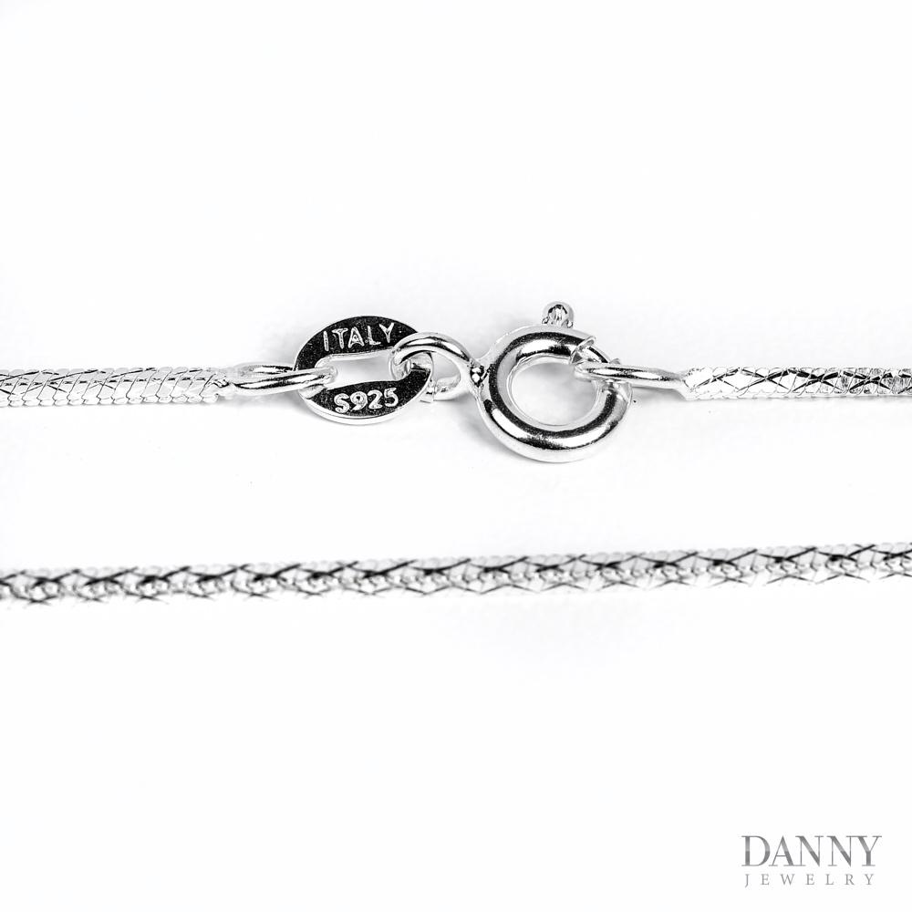 Dây Chuyền Nữ Danny Jewelry Bạc 925 Xi Bạch Kim AI0Y0044