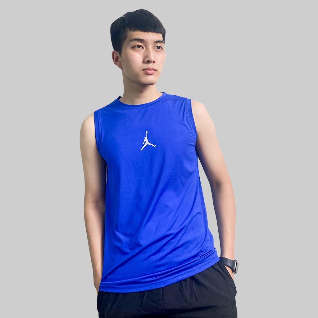 Áo Sát Nách Thể Thao Nam Áo Ba Lỗ Tanktop 5 Màu Decal Bóng Rổ