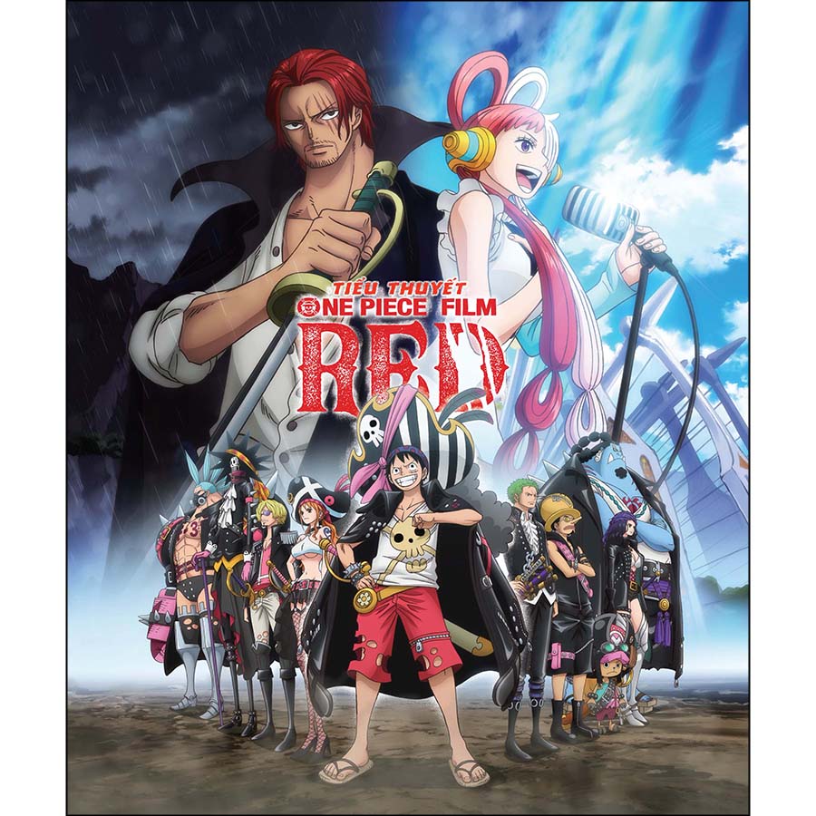 Tiểu Thuyết One Piece Film RED [Tặng Kèm Bìa Áo Và Poster Gập Sẵn Bên Trong]