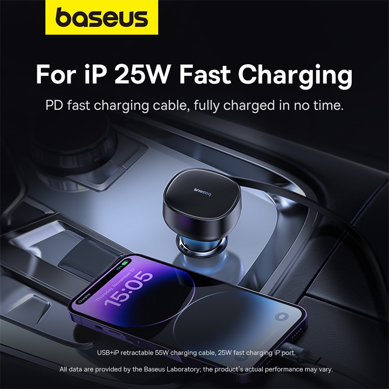 Tẩu Sạc Nhanh Ô Tô Kèm Cáp Enjoyment Pro Car Charger 60W