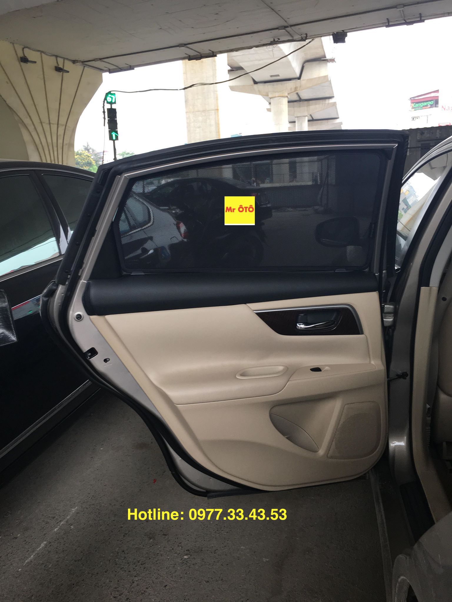 Rèm Che nắng xe Nissan TEANNA 2016-2020 loại 1 có hút nam châm, Vải dày dặn, chống nắng tuyệt đối