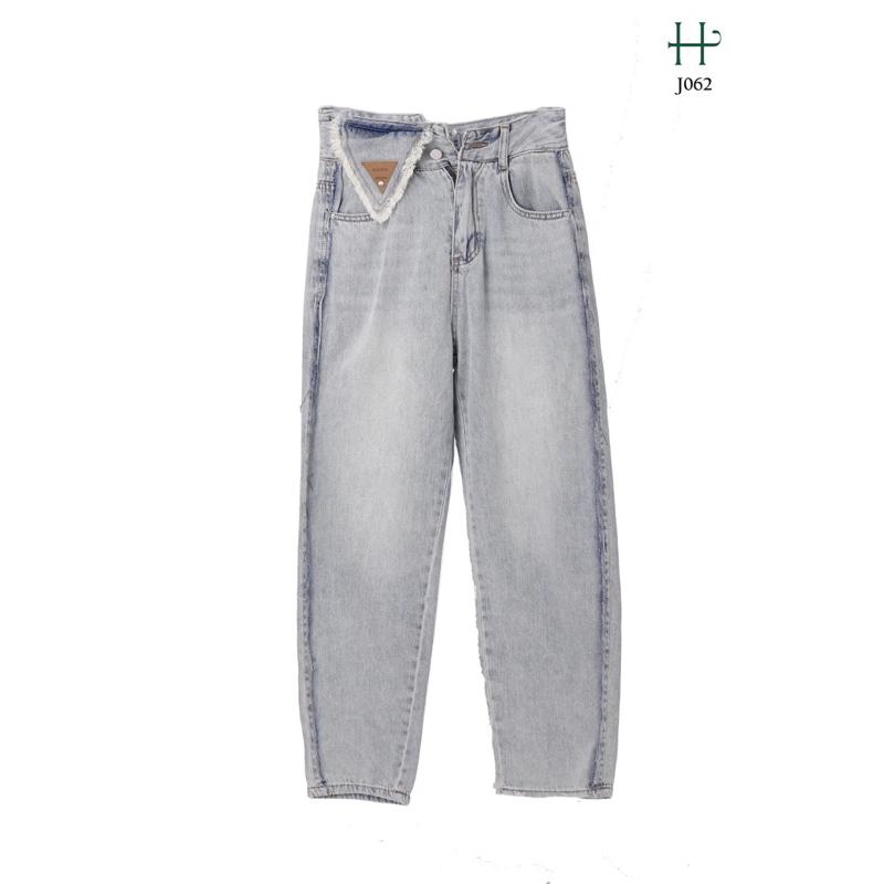 Quần Jeans phá cách lưng -J62 - Xanh Jeans