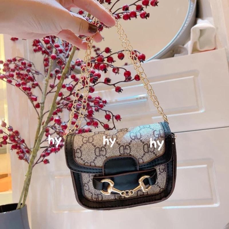 TÚI THỔ CẨM HOẠ TIẾT NÂU TÂY MINI