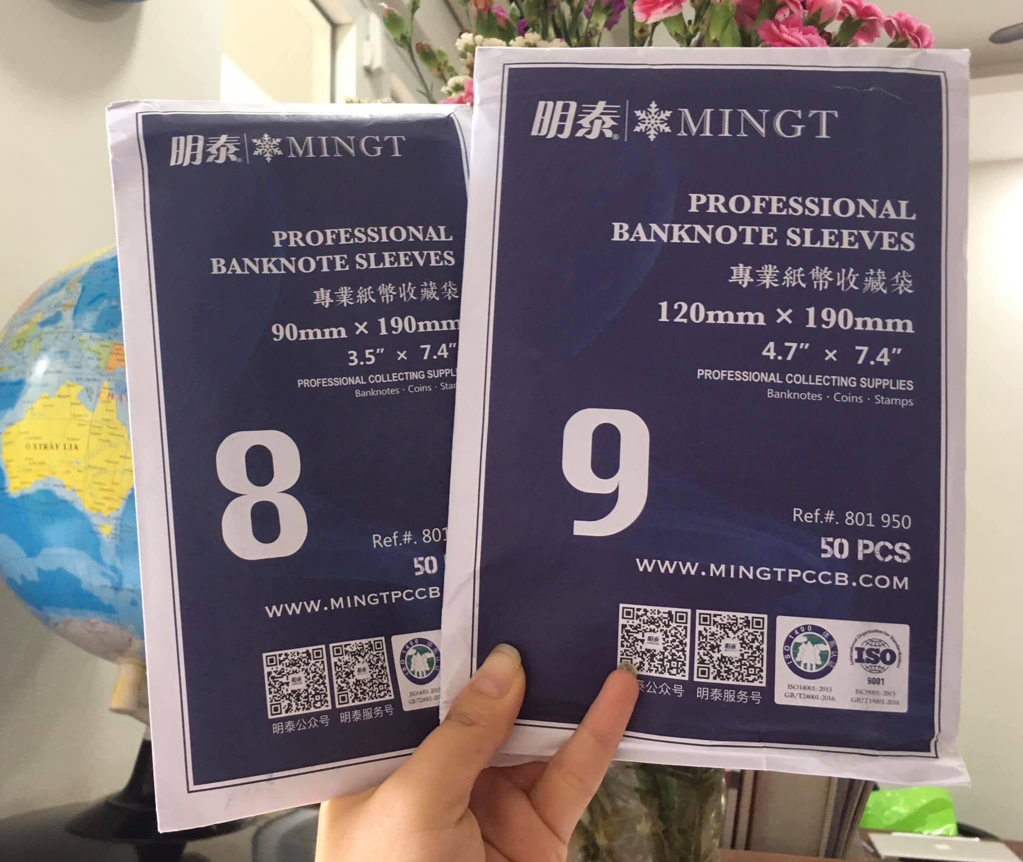 Phơi túi giấy Size 8. Bảo quản tem tiền.